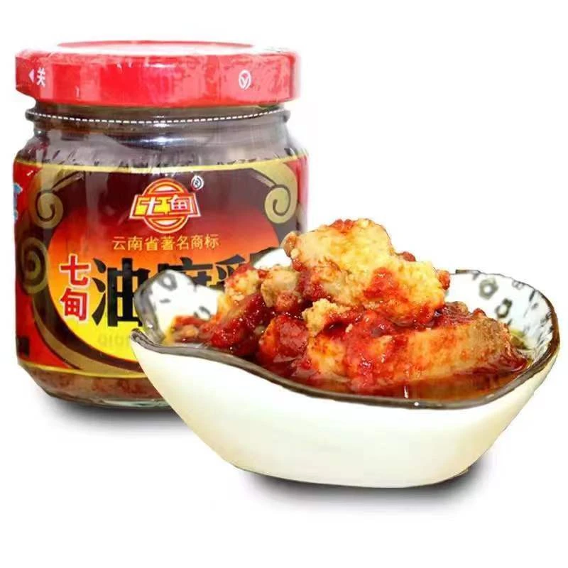 七甸鸡枞油腐乳100g云南特产豆腐乳红油臭豆腐酱下饭烧烤蘸料卤腐