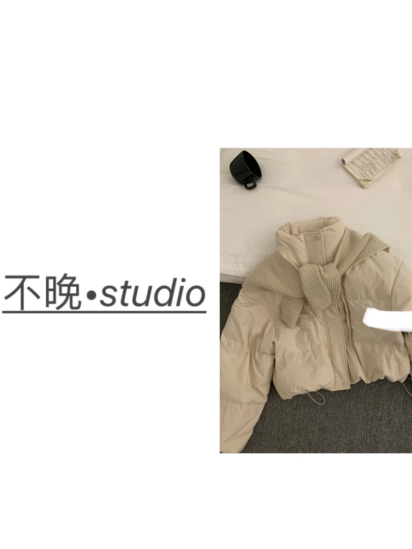 『披肩羽』韩系简约羽绒棉服