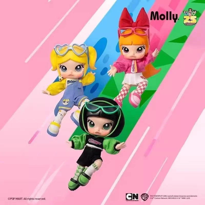 【小白拆盒】MOLLY飞天小女警系列可动人偶盲盒潮流玩具手办BJD茉莉