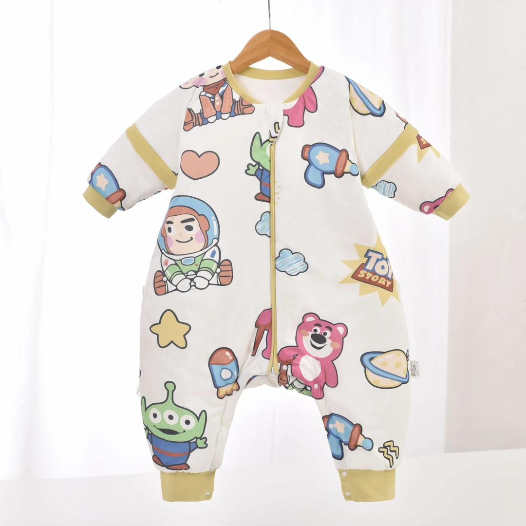 中大童睡袋儿童春秋冬款分腿薄款睡袋婴儿宝宝防踢被四季通用