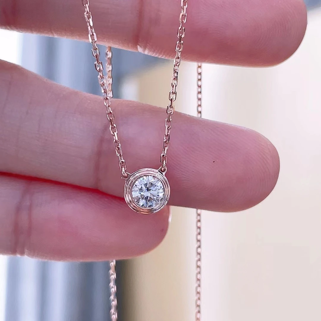 特价！40分钻石项链 KL色SI