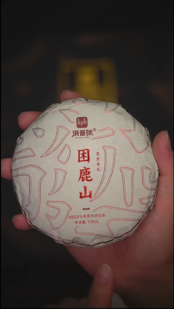 【闪购商品】2023年头春困鹿山普洱生茶饼茶100g