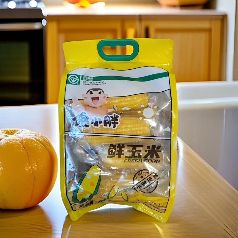 新疆包邮傻小胖甜糯鲜玉米段笑话青花青素玉米家庭装方便速食早餐
