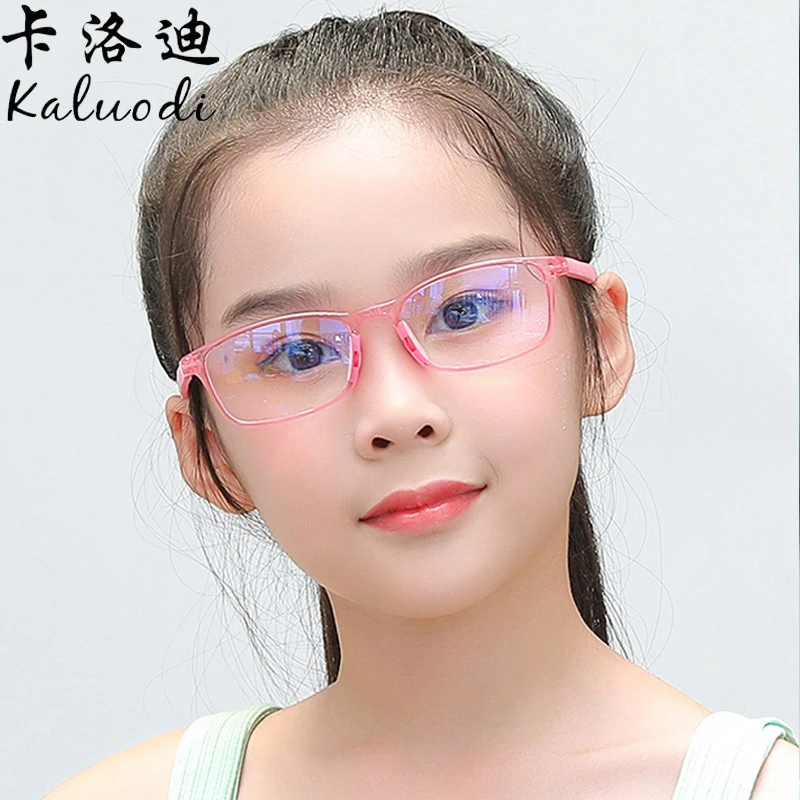 新款儿童防蓝光辐射电脑小学生眼镜手机保护眼睛小孩平光护目女软
