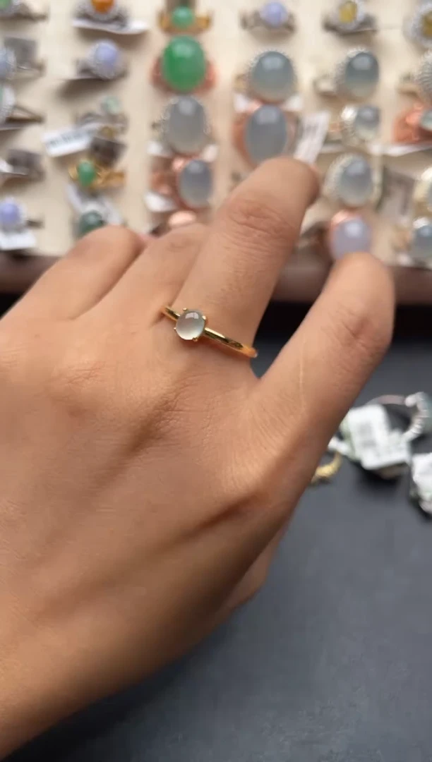 【闪购商品】翡翠戒指银S925镶嵌11111