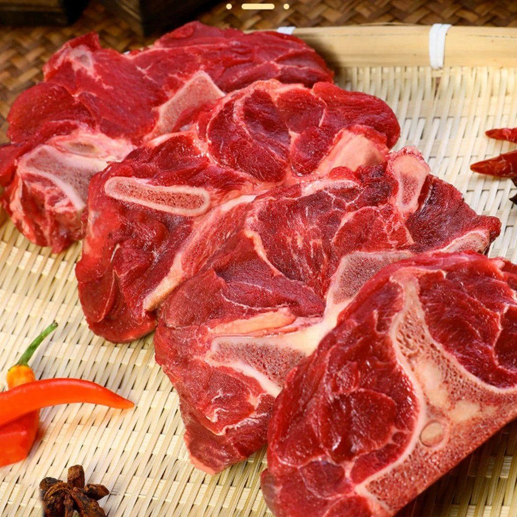 原切满肉牛脖骨牛脊骨牛蝎子牛骨头带筋带肉营养不柴冷鲜1-5斤