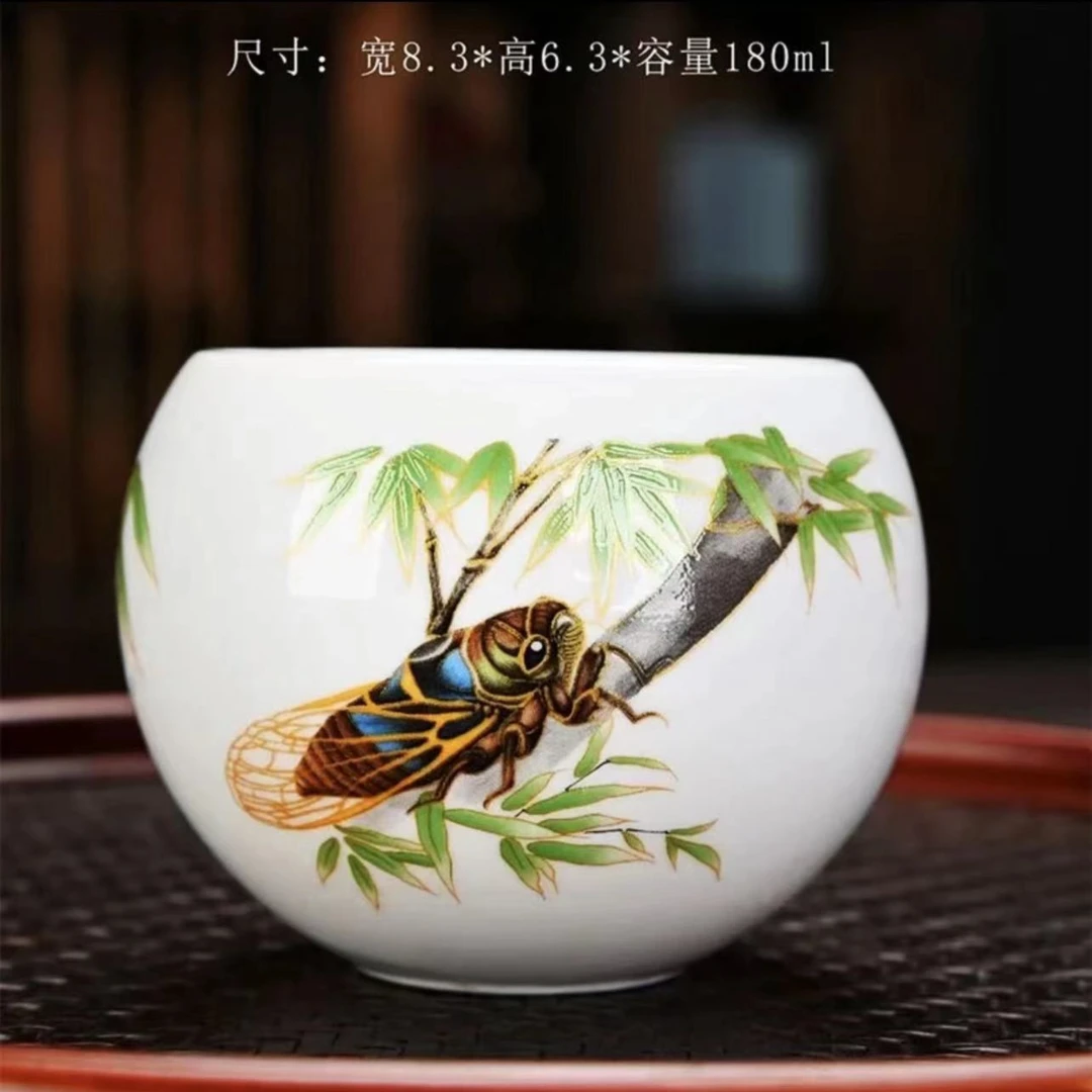 一鸣惊人龙蛋主人杯（无礼盒）翁家陶瓷手工茶器茶杯茶具A