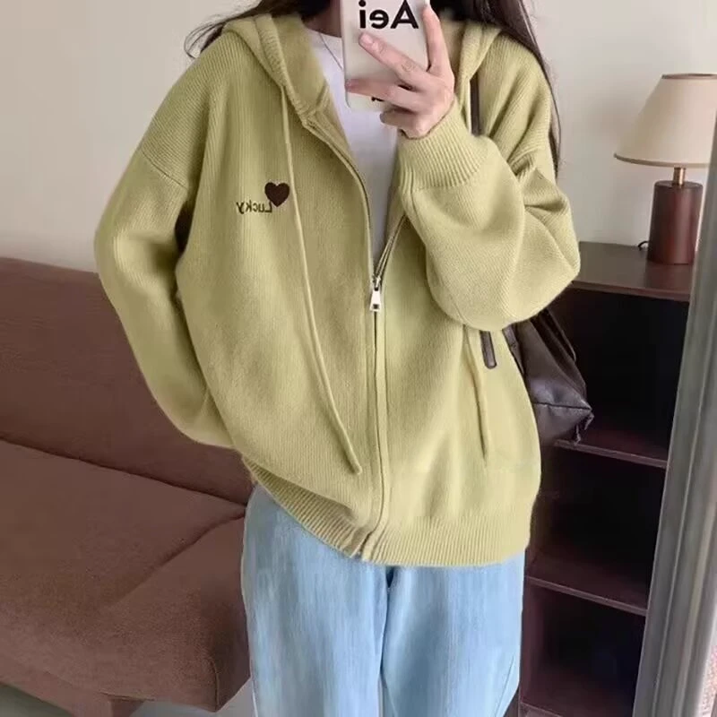 T大码女装 胸105-125 外套针织拉链1254#