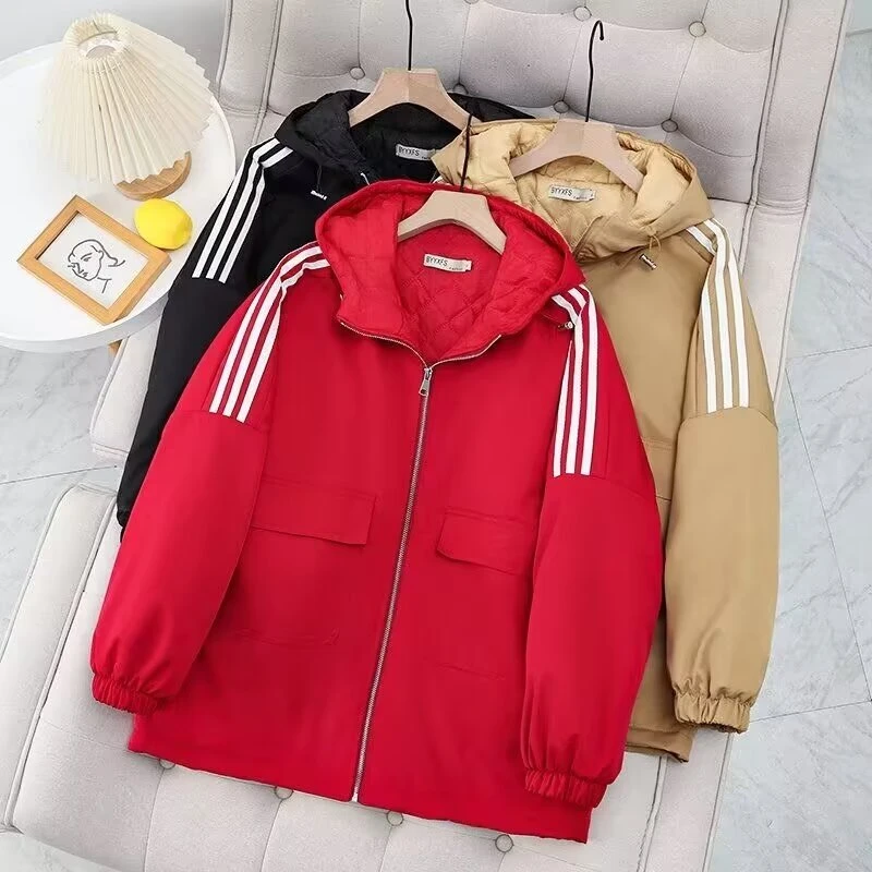 大码女装 胸116-140 休闲宽松棉衣917#