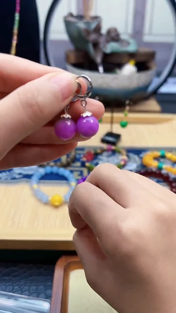 【闪购商品】翡翠颈饰银S925镶嵌E348