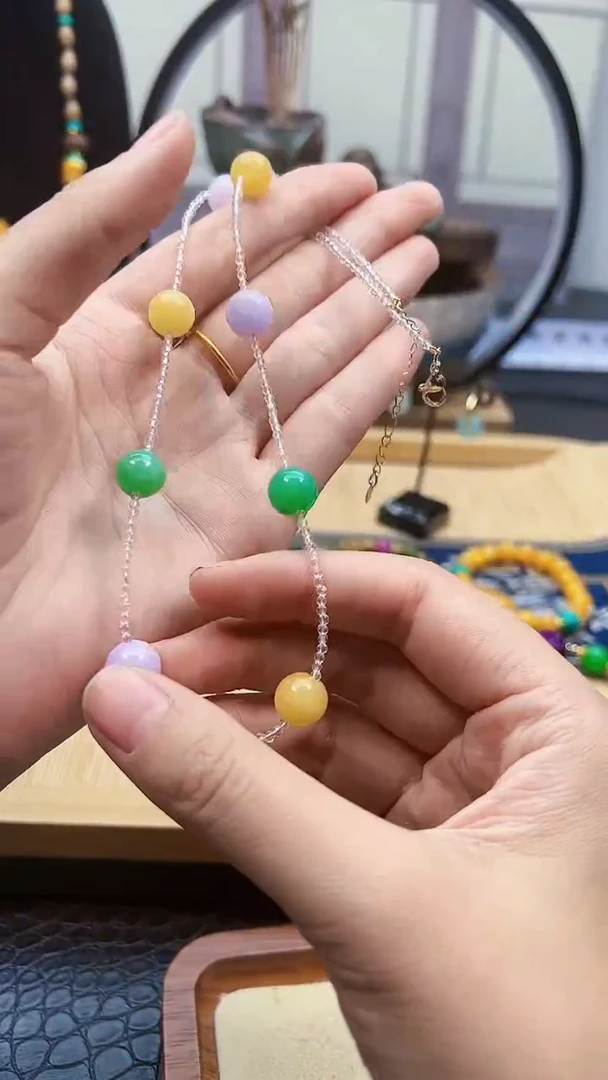 【闪购商品】翡翠颈饰14K金镶嵌X149