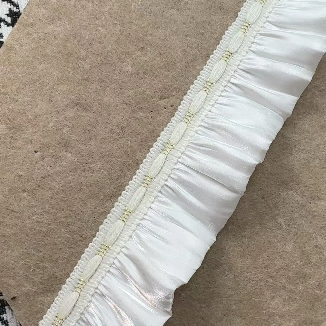 窗帘辅料装饰花边复合白色窗帘拼接接高装饰边