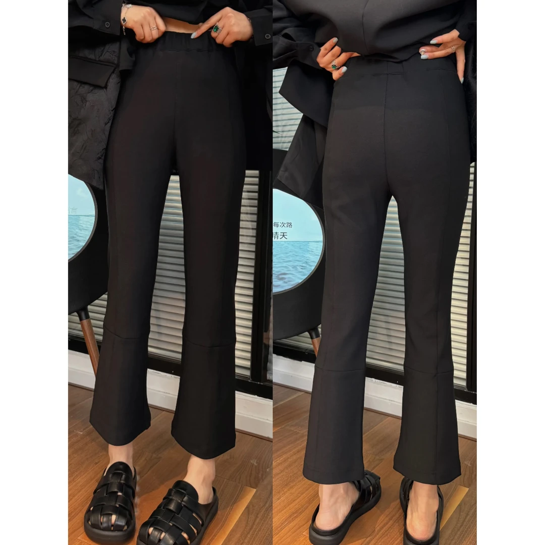晶姐5057欧货女装秋季简约韩版网红春秋洋气时尚百搭新款魔力裤