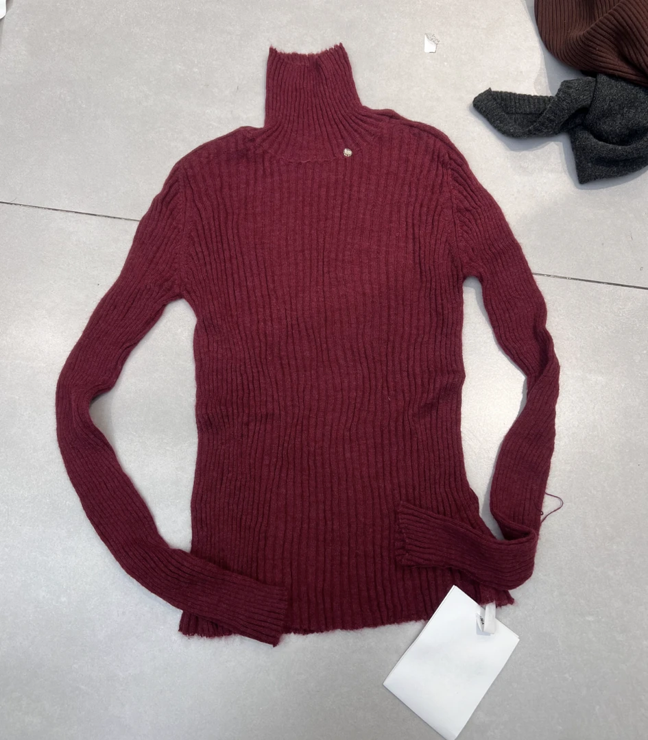 晶姐-236233欧货女装秋季简约韩版网红春秋洋气时尚百搭毛衣