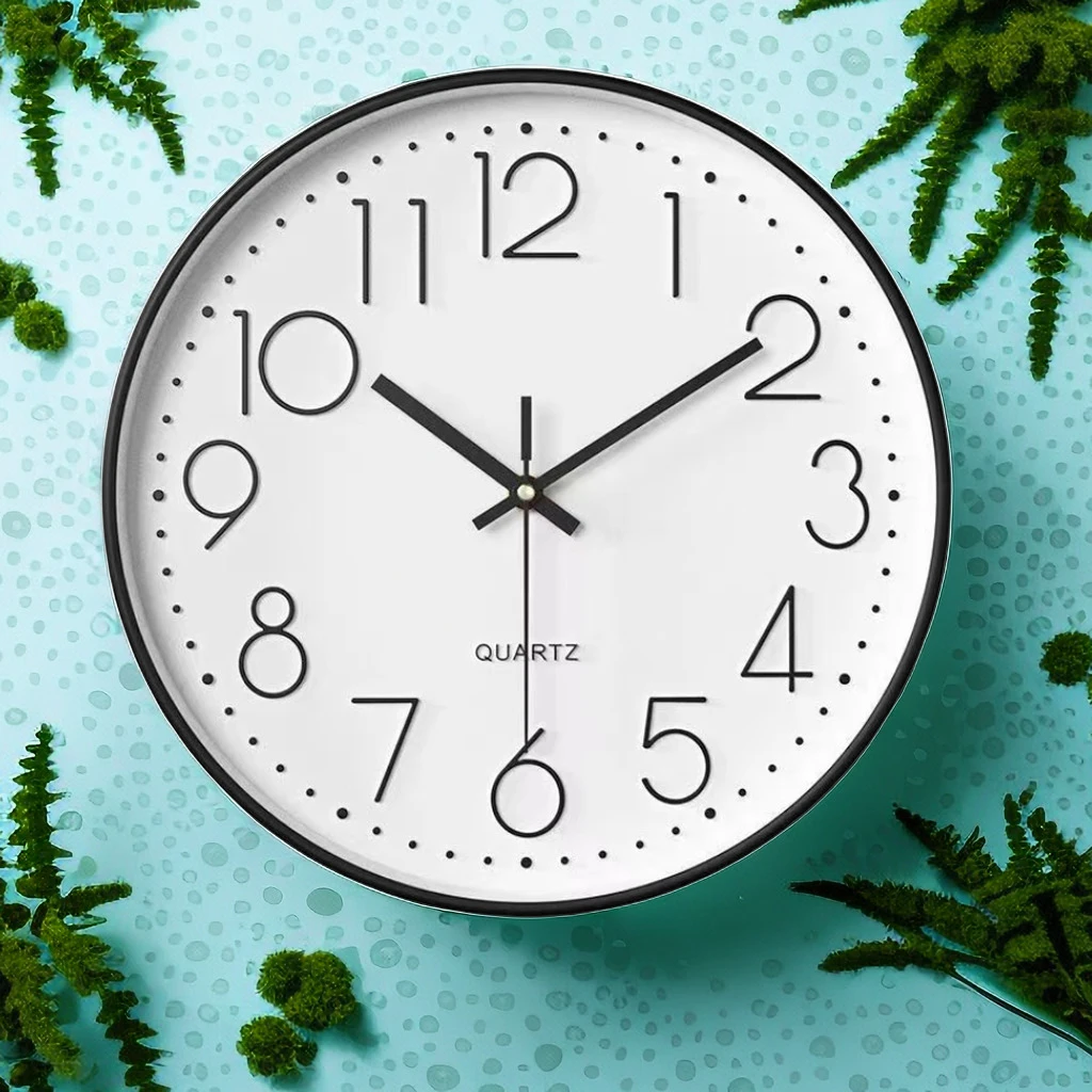 大气挂钟客厅家用时钟时尚简约卧室静音餐厅石英钟挂墙挂表个性