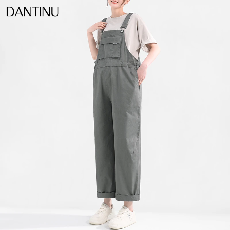 丹媞奴孕妇背带裤女新款春秋外穿大码宽松夏季怀孕小个子直筒长裤