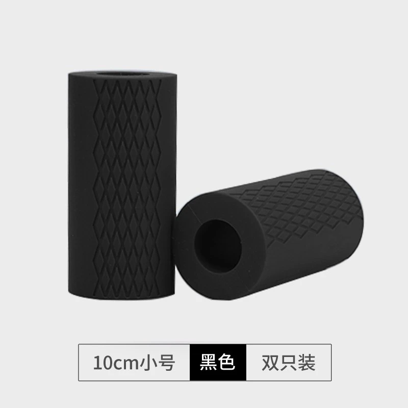 IRONWOLF硅胶哑铃握把杠铃握套壶铃健身握把套防滑加粗摩托车配件