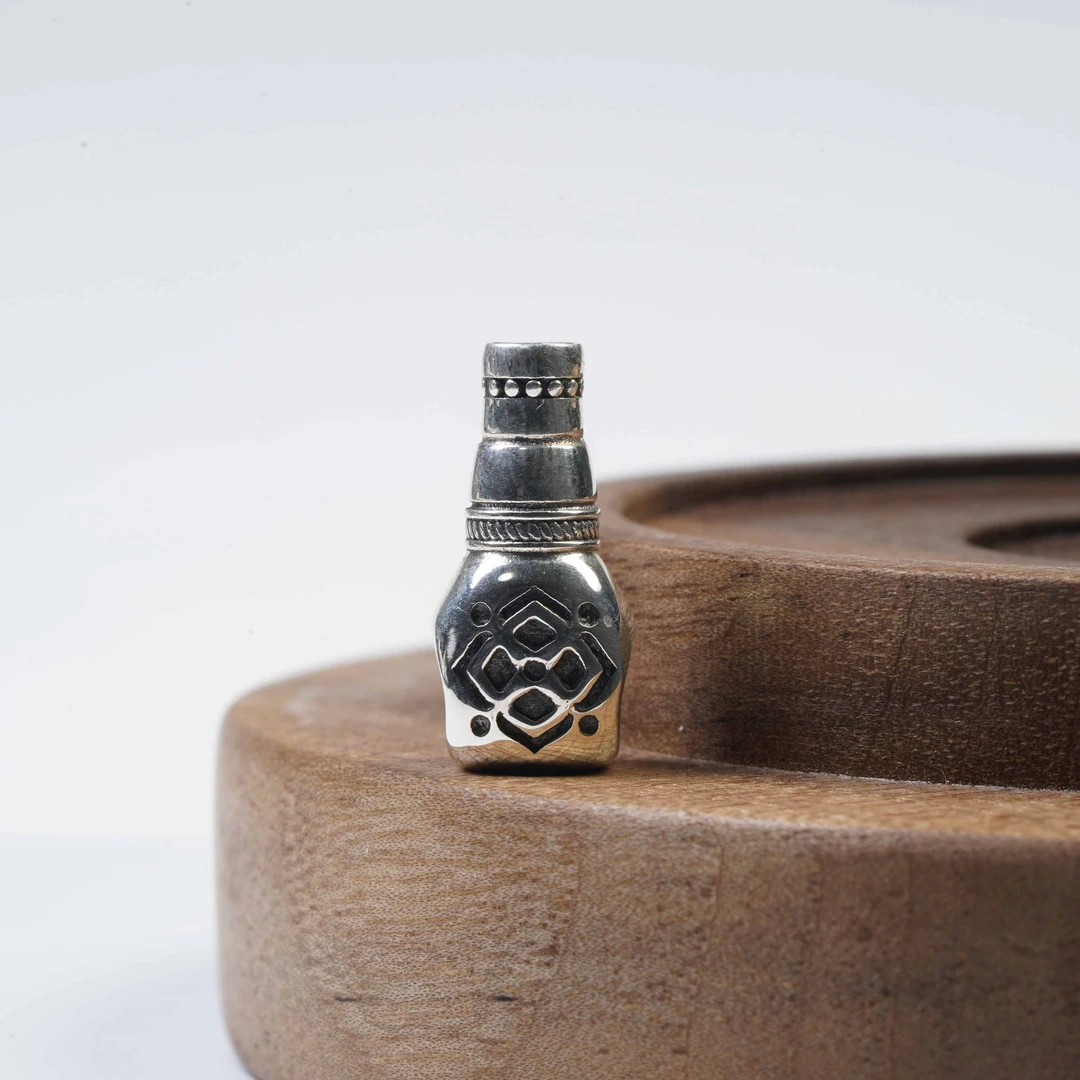 925银银制品 【启承严选】原创仿老潜水艇三通配饰 QC054