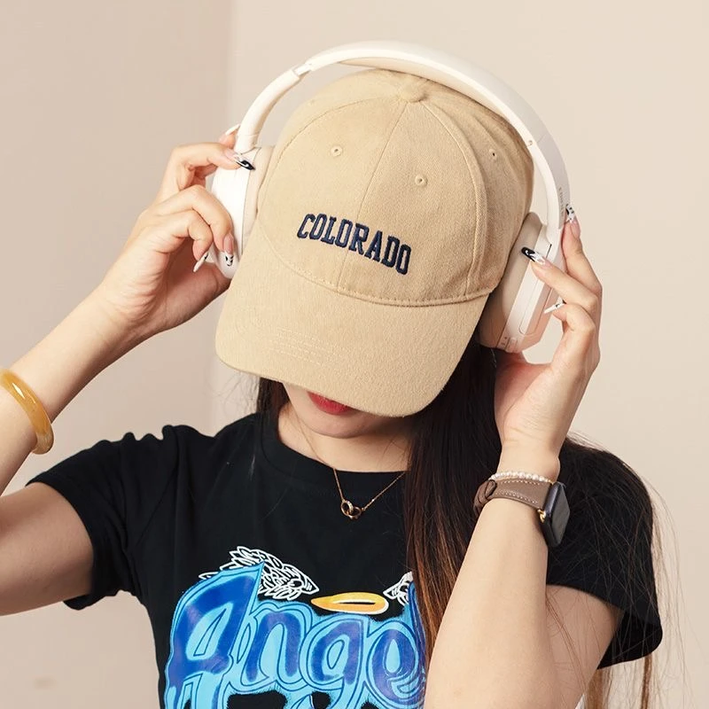 棒球帽春夏时尚百搭显脸小宽帽檐鸭舌帽半硬顶帽子ins学生