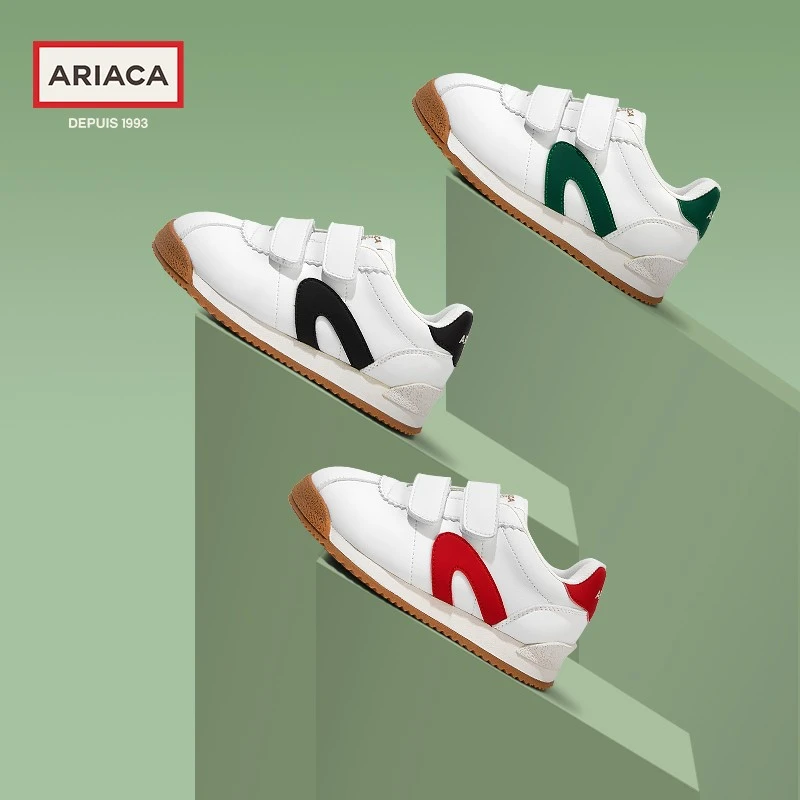 ARIACA女童小白鞋运动鞋轻便春季新款休闲大童鞋子软底父亲节板鞋