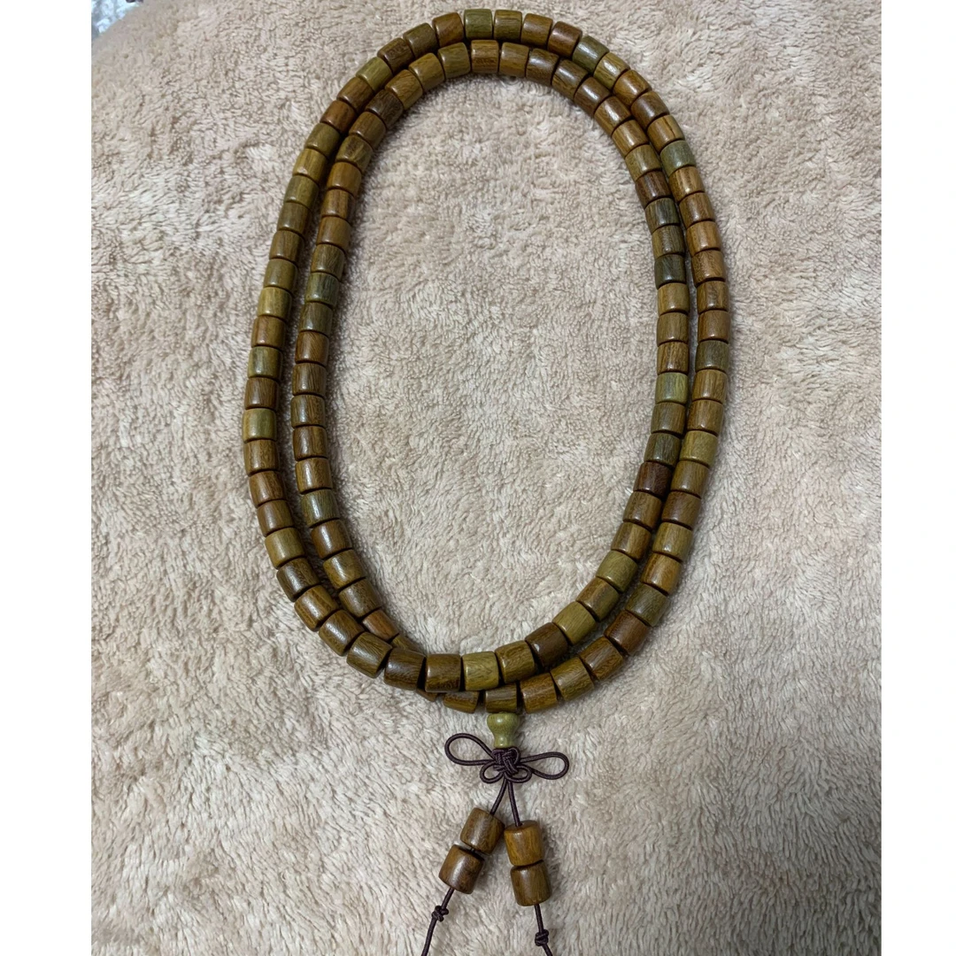 绿檀直切6*108-8*108男女款沉水老料木串