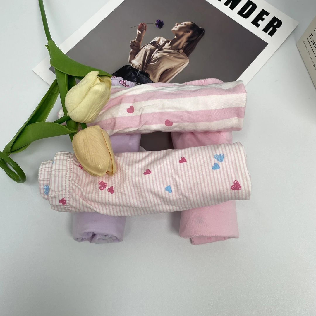 女童  儿童节 内裤棉氨卡通平角宝宝不夹PP裤衩底裤四角 不挑花色