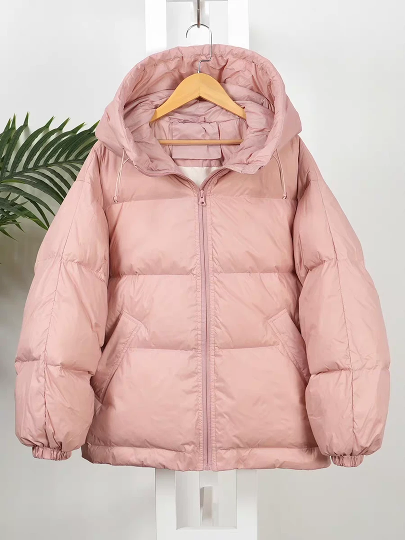 偶有瑕疵介意不拍【没有运费险介意不要下单】短款连帽小个子面包服