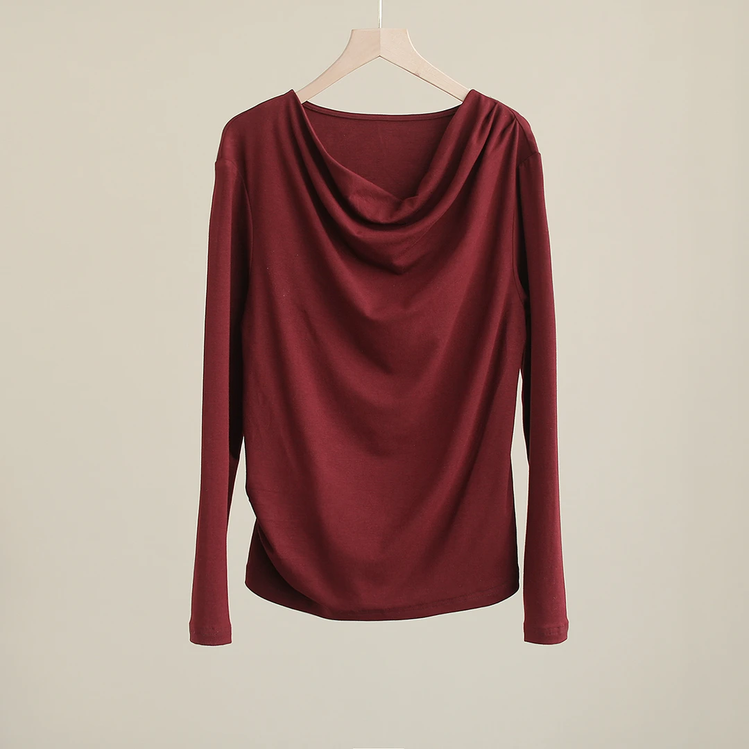 【纭裳原创】衣长56-61 百搭显白高级感宽松纯色T恤女D241024