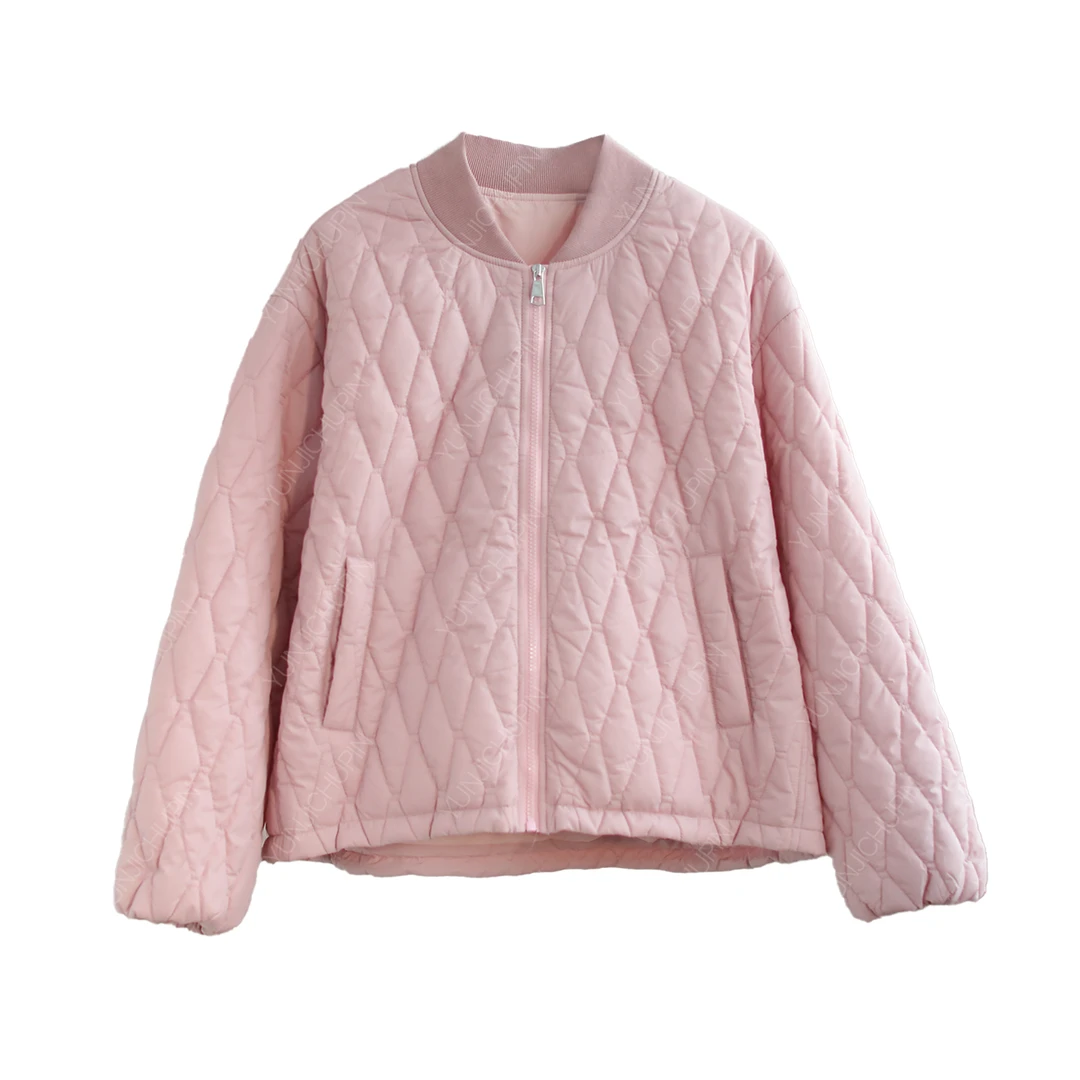 【纭季原创】衣长60 时尚百搭休闲日常保暖薄款棉服上衣D241403