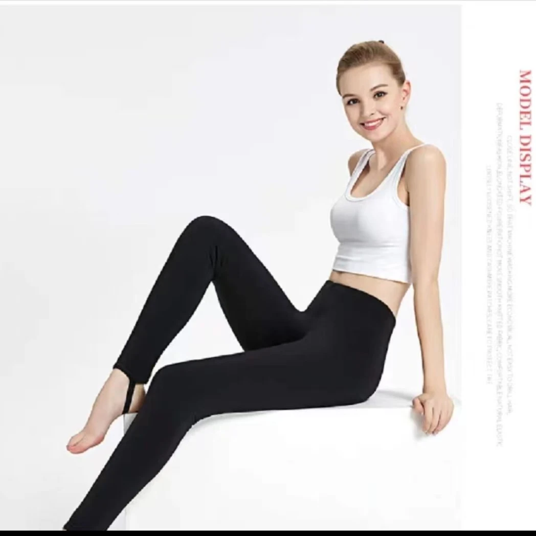 （中厚）绒锦祥女士绵羊毛棉裤(黑色）高腰