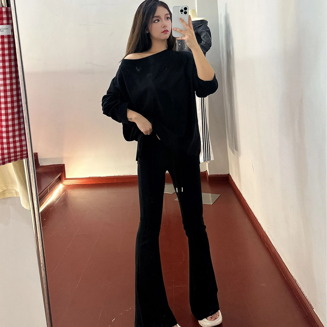 斜肩两件套（可盐可甜）显瘦百搭