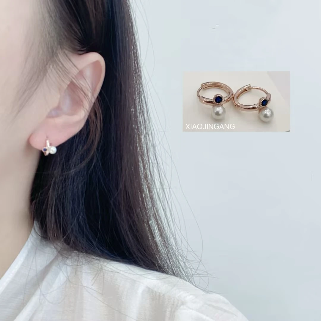 925银仿珍珠耳饰 小金刚-【冬青树】耳饰