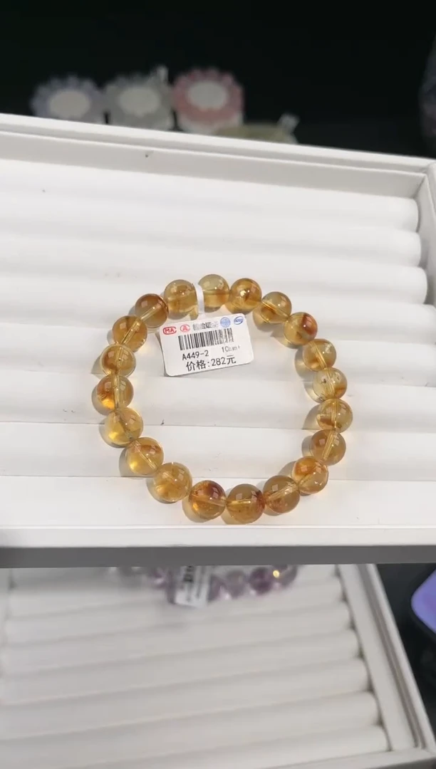 【闪购商品】水晶手链未镶嵌多样性发一黄塔10m