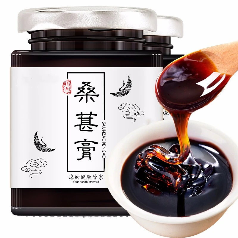 真材实料】桑葚膏桑葚原浆桑椹干鲜果冲饮饮料泡水喝罐装包邮