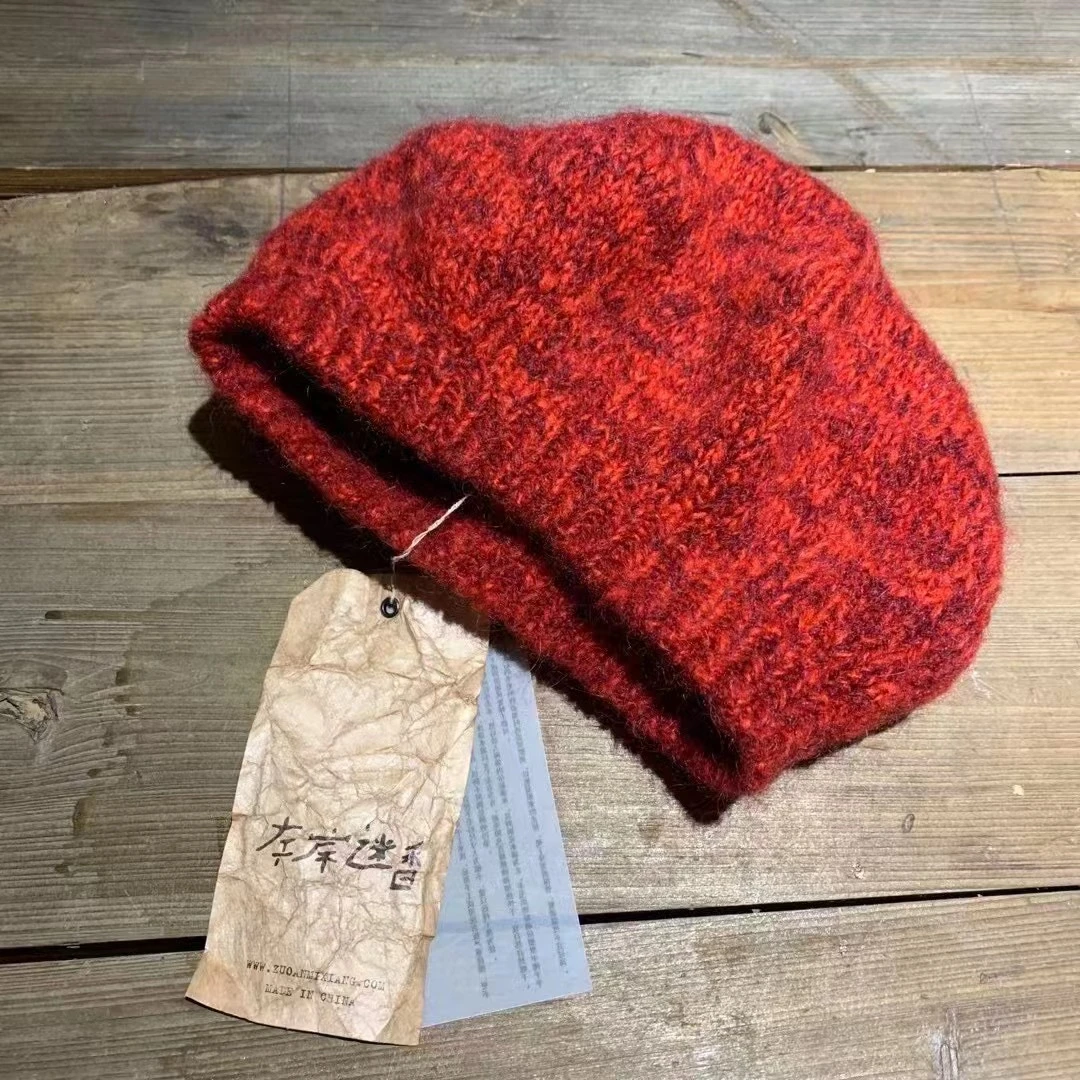 7折左岸迷香·贞琦坊【帽子】 款号：21FW7090秋冬贝雷帽针织贝雷帽