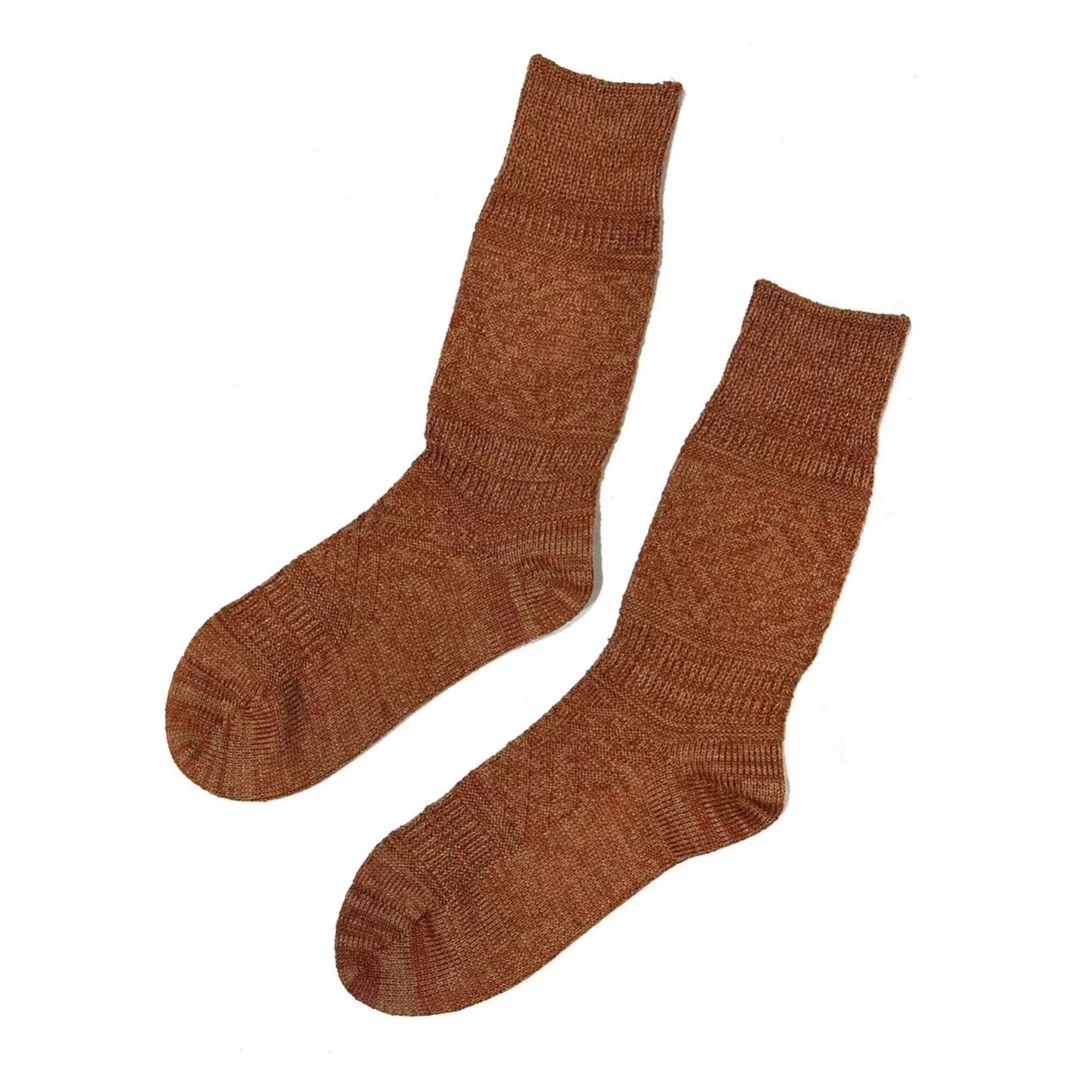 左岸迷香·贞琦坊【袜子】Z23FW7152纯色女袜中筒