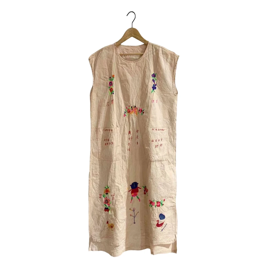 左岸迷香·贞琦坊 女装连衣裙女士印花宽松连衣裙 Z24SS5027