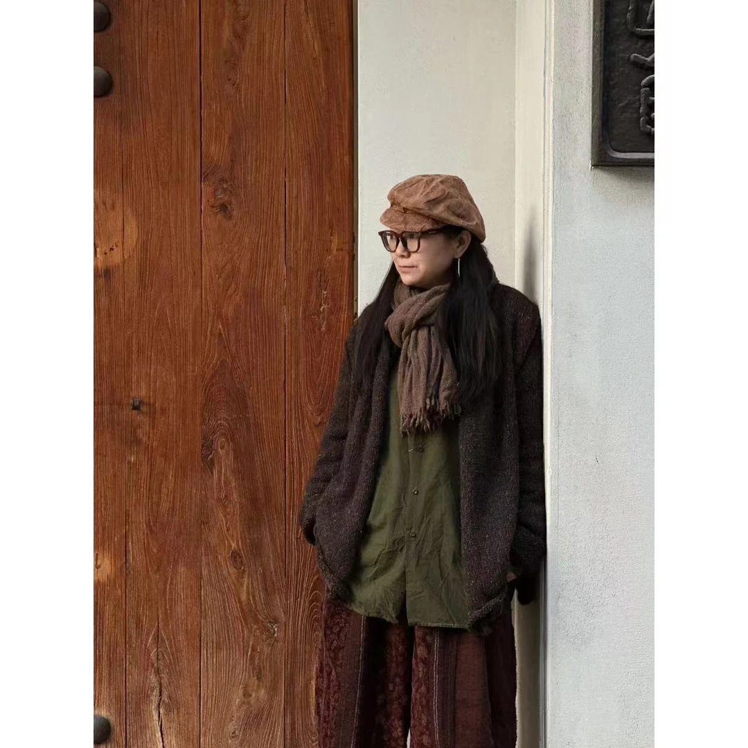 左岸迷香·贞琦坊【外套】款号：Z23FW7039百搭冬季宽松