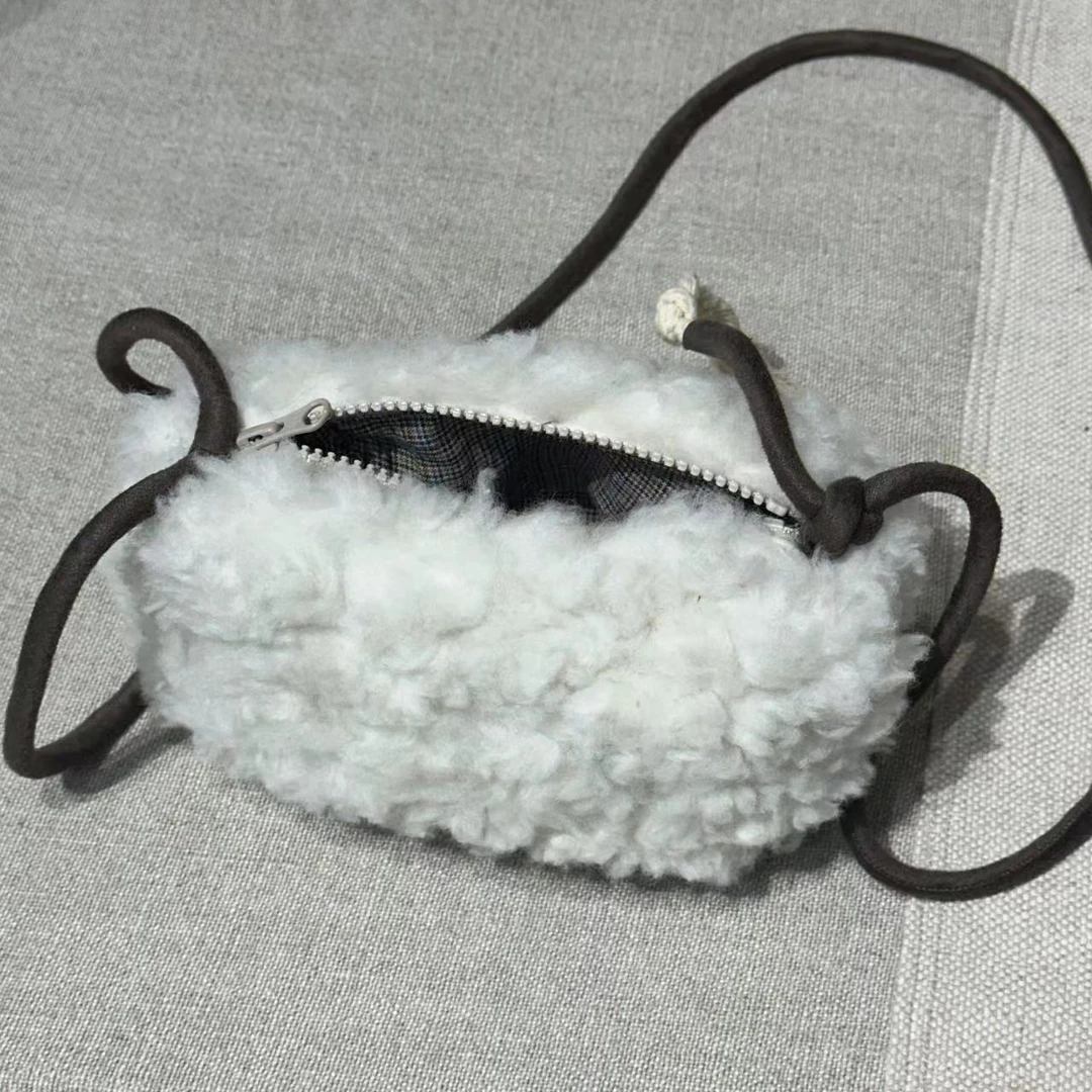 小众设计师品牌【单肩包】百搭休闲毛绒