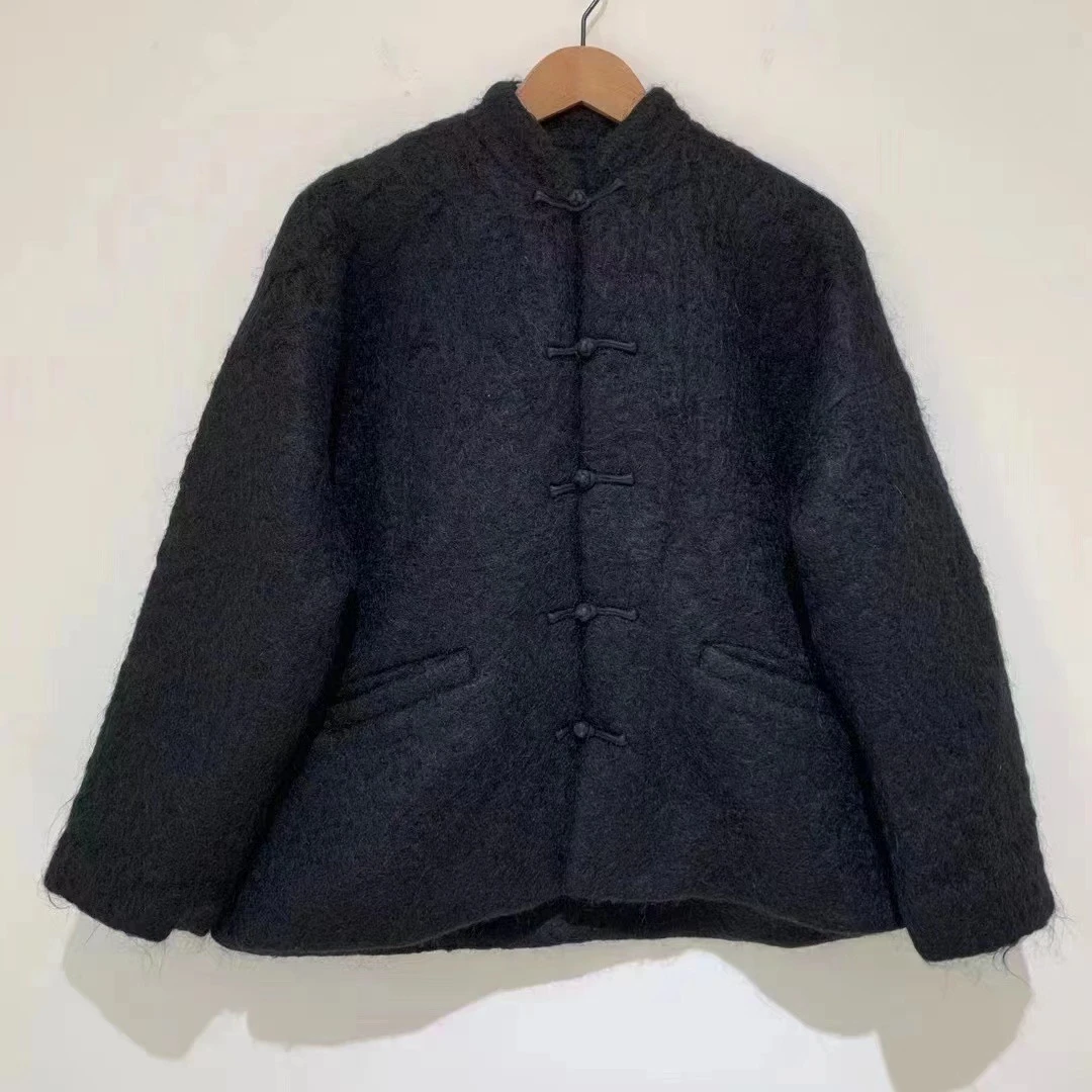 7折左岸迷香·贞琦坊【短外套】款号：Z21FW8035休闲黑色立领