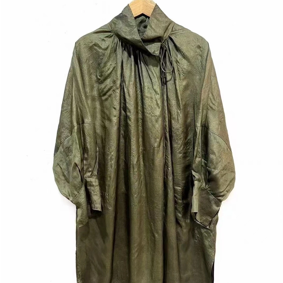 左岸迷香·贞琦坊【连衣裙】植物染 款号：Z23SS5006 宽松连衣裙