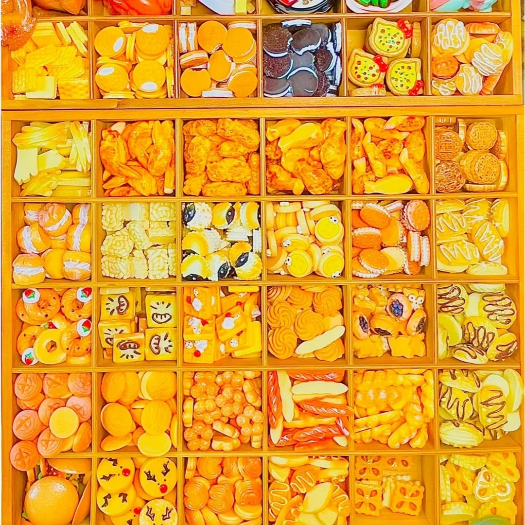 2手工diy树脂食完卡通高货亮面混大卡宝宝发夹手机壳奶油胶