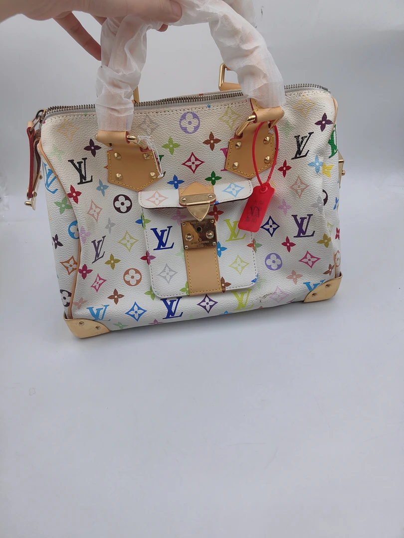 95新 LouisVuitton/路易威登 lv sp30白三彩/成色以直播间为准