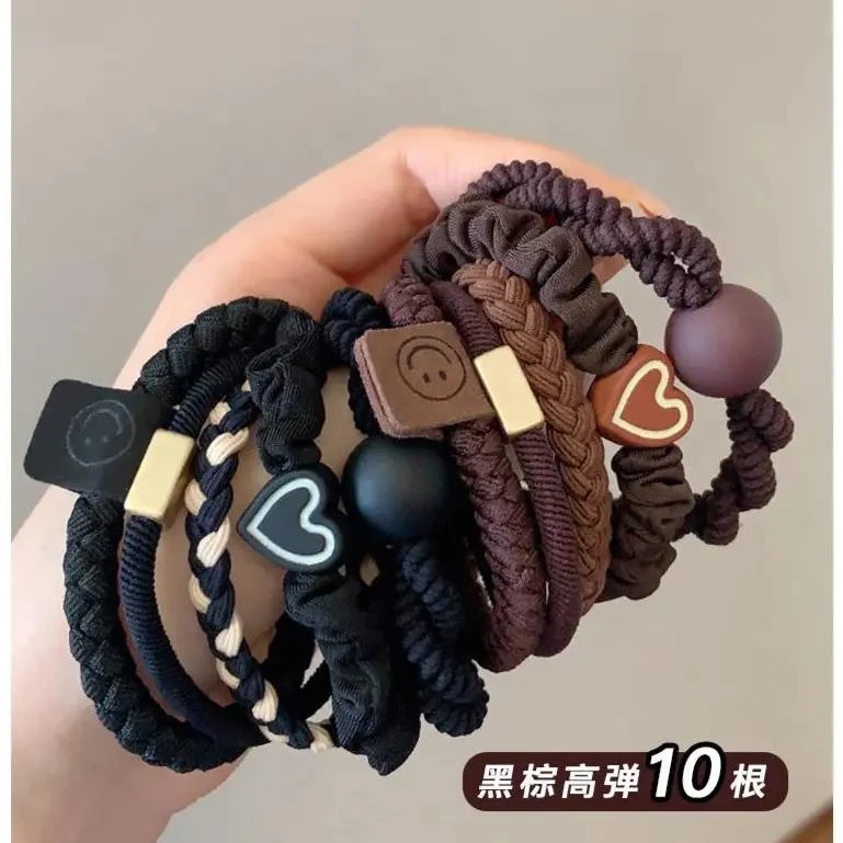 可爱少女百搭成人女韩版扎头发简约气质高弹力发圈发绳耐用