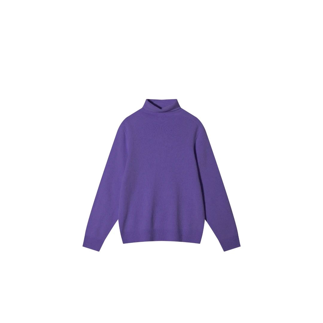 100%绵羊毛无缝高领打底衫长袖保暖修身韩版秋冬时尚百搭女士9905