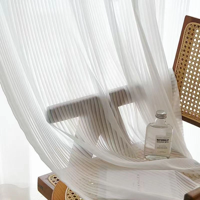 竖百叶纱梦幻窗帘防刮透光不透人百搭现代简约卧室客厅阳台