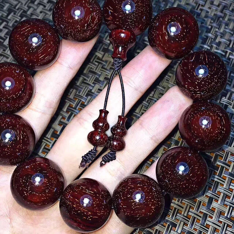 印度小叶紫檀2.0-12颗收藏毕业爆满金星