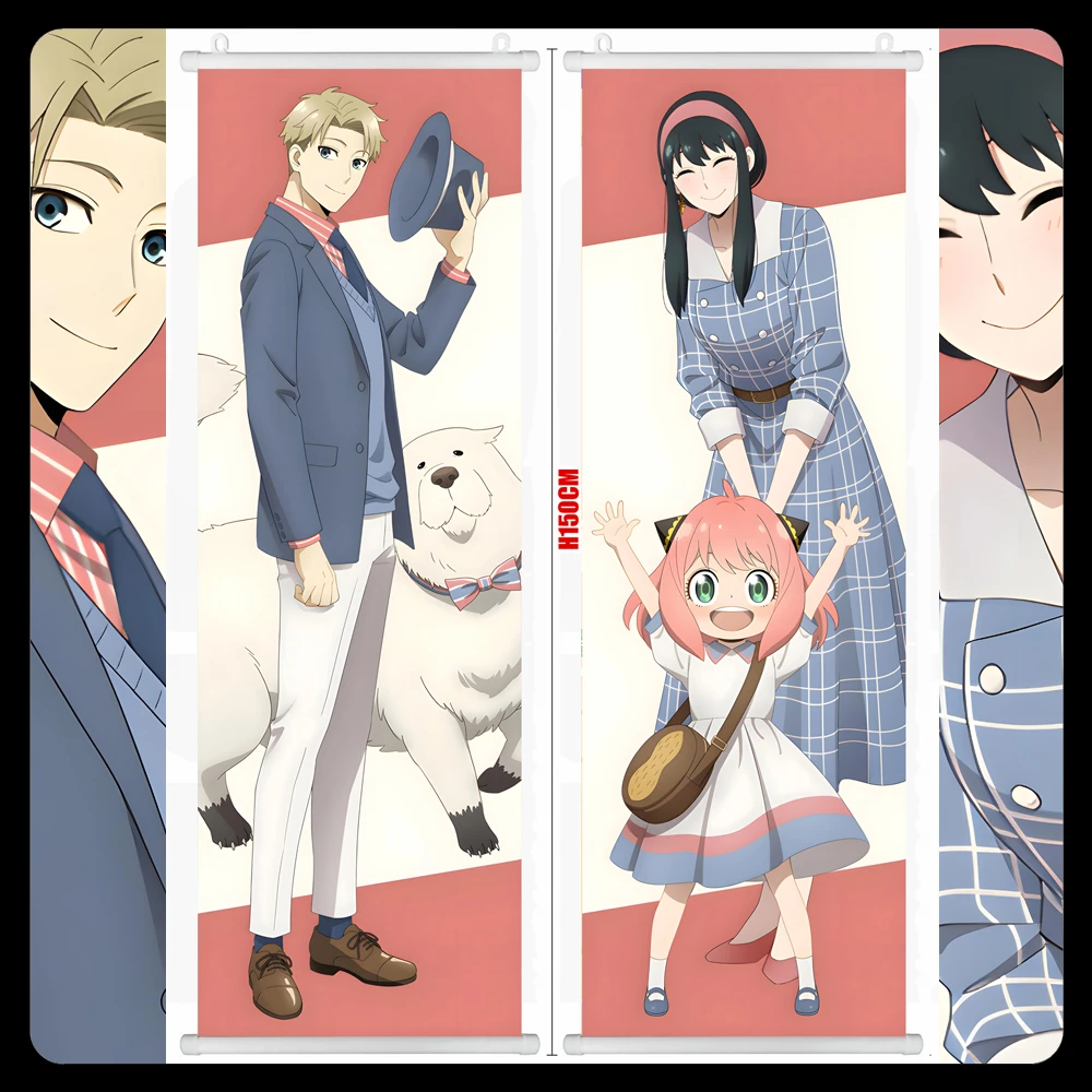 间谍过家家 劳埃德 阿尼亚 约尔福杰 动漫挂画海报壁画周边礼物