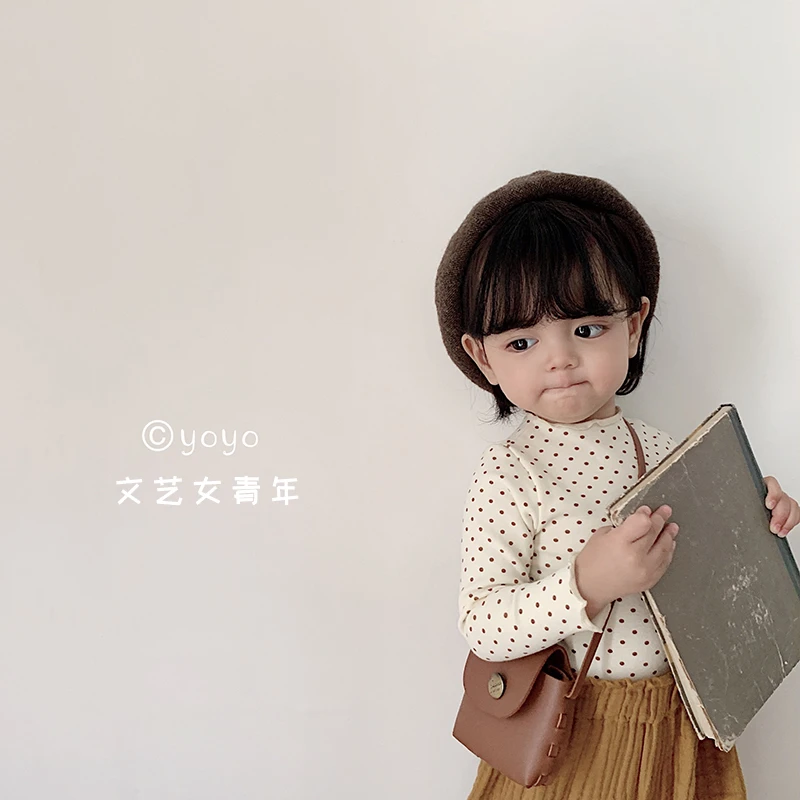 YOEHYAUL/幼悠女童舒适春秋柔软宝宝长袖条纹打底衫洋气套头5503