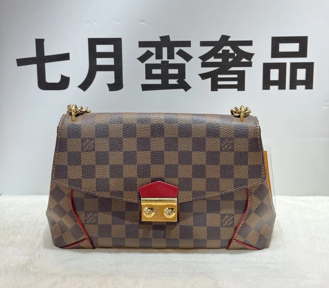 95新 LouisVuitton/路易威登 LV路易威登棕棋盘 规格28*18*9